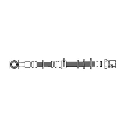 Centric Parts Brake Hose, 150.36007 150.36007